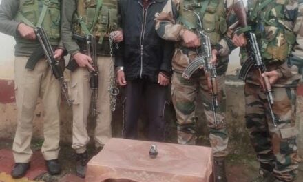 One Militant Associate Arrested in nagbal chandoosa Baramulla : Police