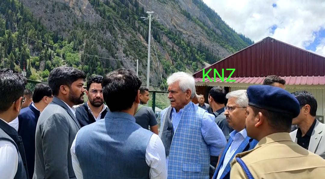 Lt Governor visits Baltal;Reviews status of preparedness of Shri Amarnath Ji annual pilgrimage through Baltal route