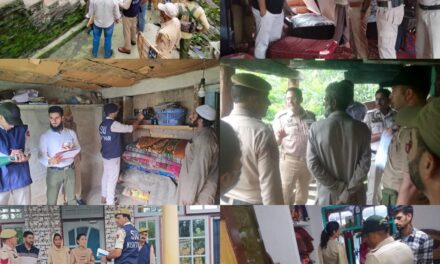 SIU Kishtwar raids houses of 6 militants operating from POK/PAK