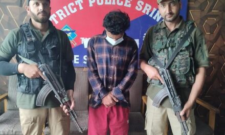 Arrested for raping minor girl of Srinagar: Police