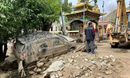 Cloudburst triggers flash floods in Ladakh; no loss of life reported