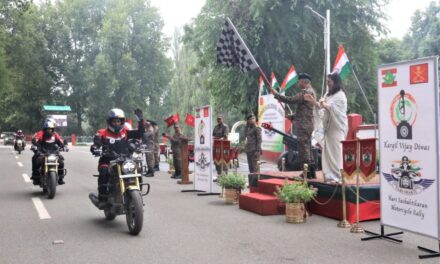 Rally To Commemorate 24th Kargil Vijay Diwas and Women Empowerment