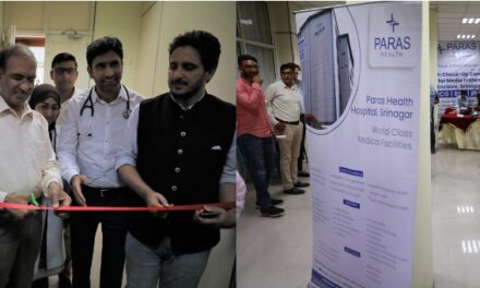 ADG Region Rajinder Chaudhry inaugurates free health check-up camp for media fraternity organized by PARAS Health in coordination with PIB Srinagar