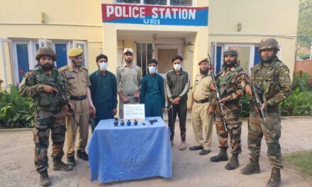 Three militants associates held in Uri Baramulla:Police