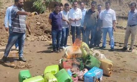 ‘Manufacture of Illicit Liquor’: Excise Department Conducted Raids in Budgam