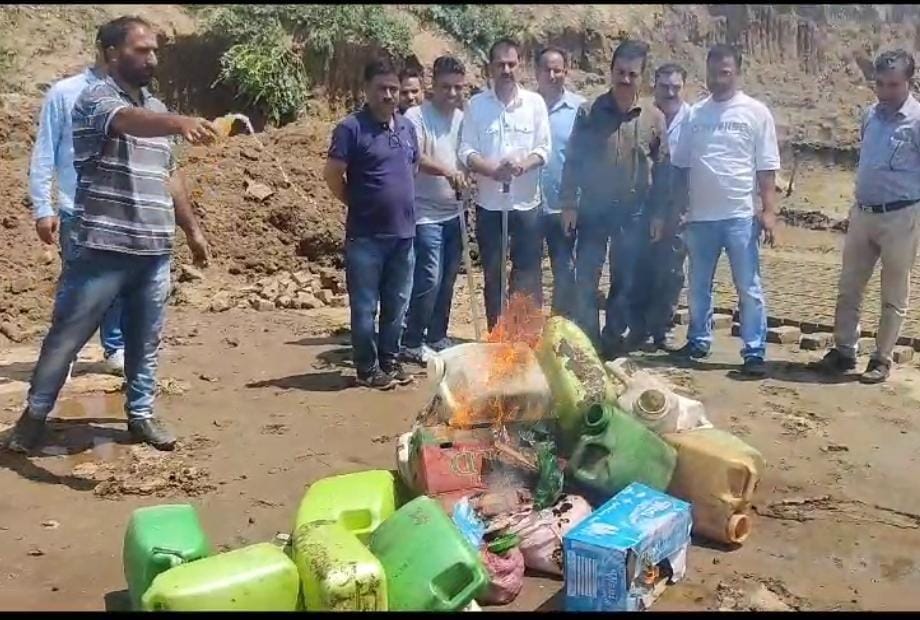 ‘Manufacture of Illicit Liquor’: Excise Department Conducted Raids in Budgam