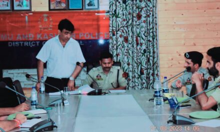 Police organises 3 days workshop on investigation of UAPA cases in Ganderbal