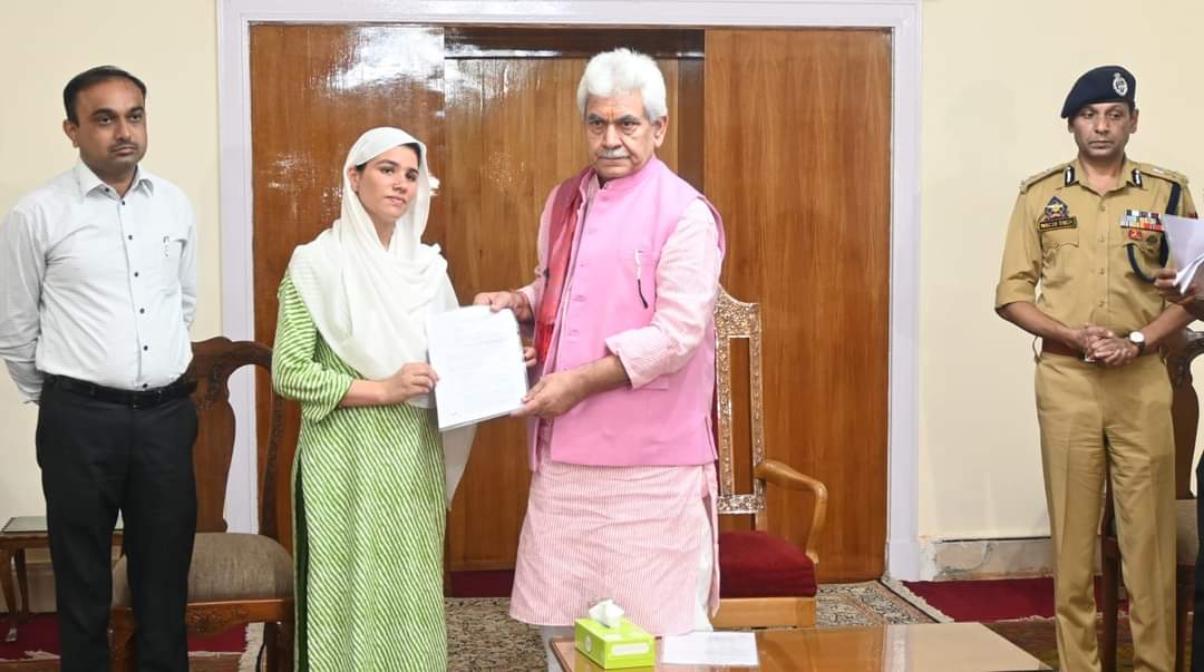 Lt Governor hands over appointment letters to NoKs of three civilians killed in Shopian in 2020