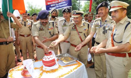 DGP visits PTTI Vijaypur, inaugurates Moot Court; launches Amrit Kalash Yatra, Plantation drive, interacts with trainees & staff