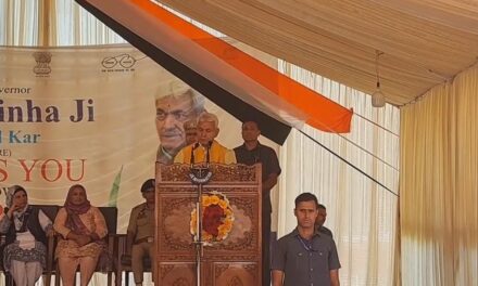 Don’t give any kind of shelter to terror supporters, terrorists; leave rest to police, security forces: LG in Sopore