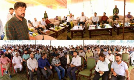 Dist Admin Ganderbal holds interaction with Lumbardars, Chowkidars