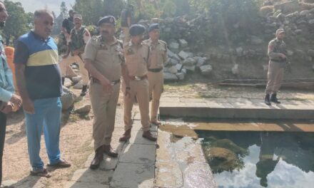 Ahead of Gangbal-Harmukh yatra DGP J&K takes aerial view of the area; Interacts with officers to review the security arrangements