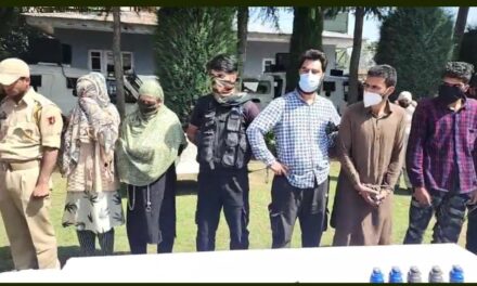 In 14 days 2 Terror modules busted in Baramulla;Militant, Two Females among 5 OGWs held