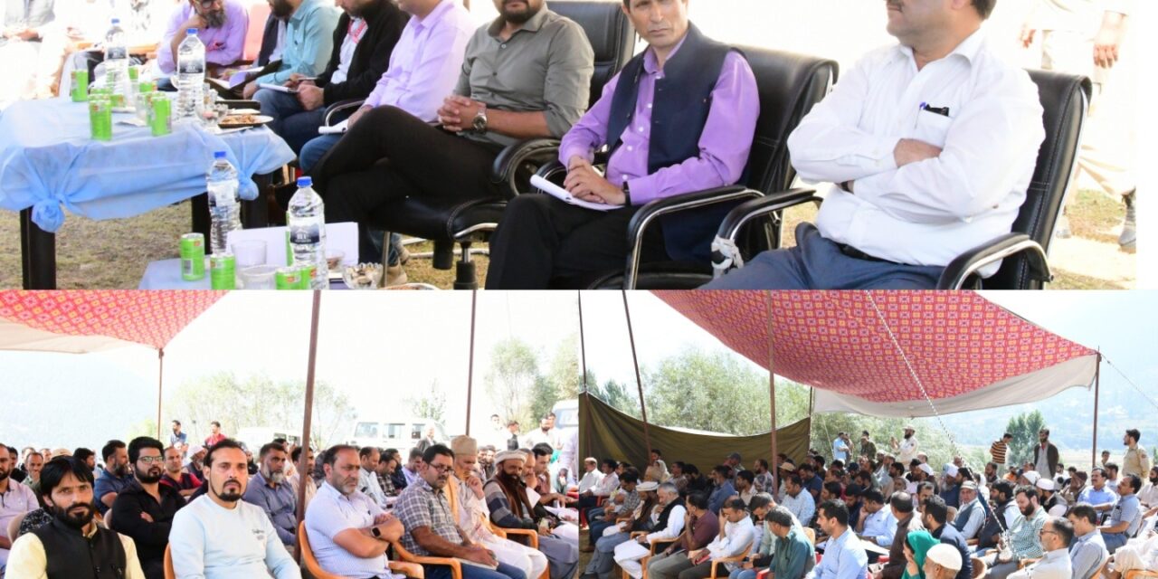 DC Ganderbal presides over mega Grievance Redressal camp at Preng