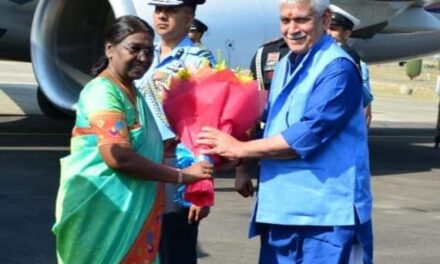President Murmu arrives in Srinagar for 2-day J&K visit