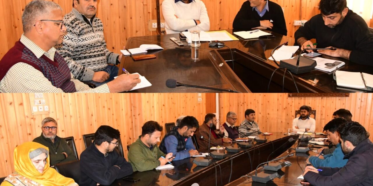 DC Ganderbal reviews arrangements for Rashtriya Ekta Diwas-2023, UT Foundation Day