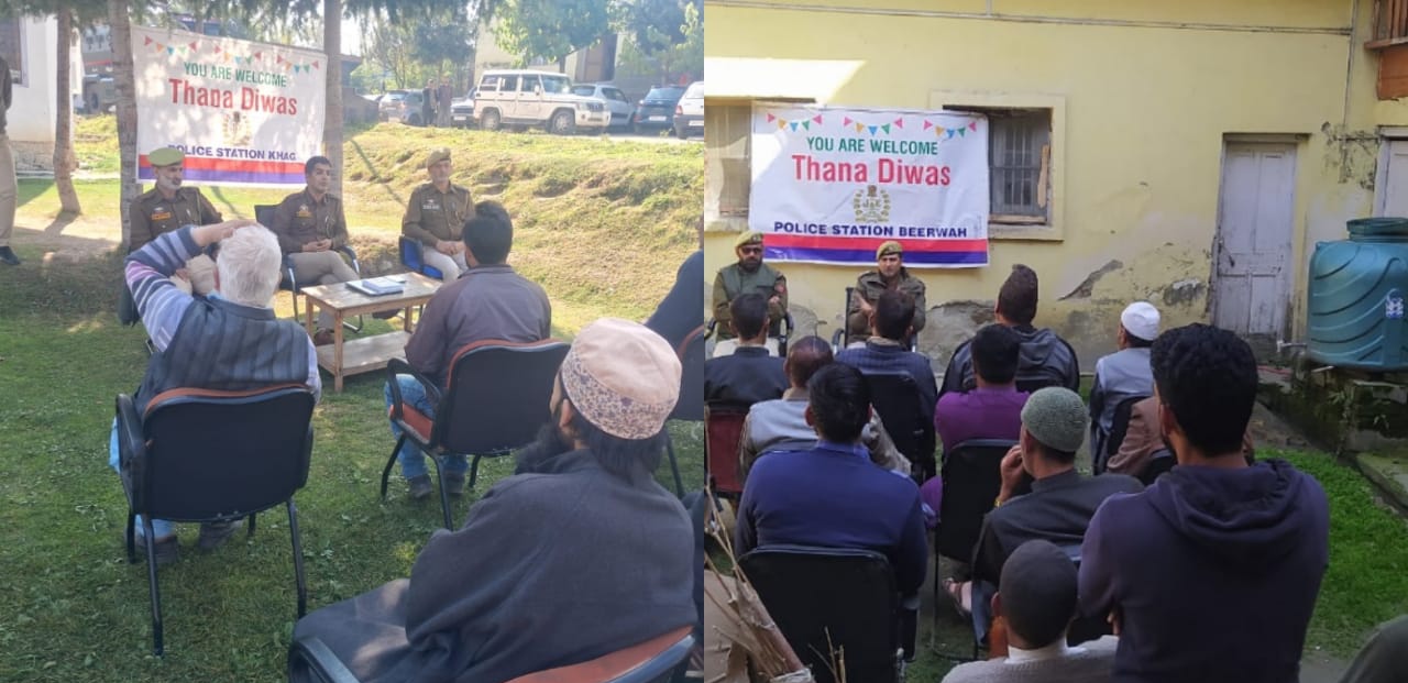 Police observes “Thana Diwas” in various police establishments across valley
