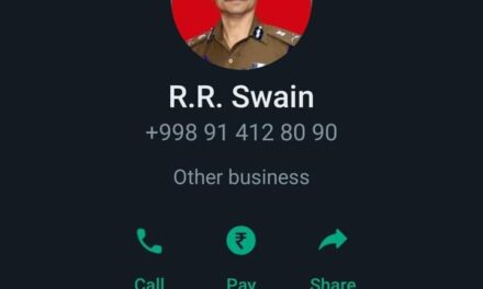 J&K Police Cautions Public Over Fake WhatsApp Profile Using DGP R.R Swain’s Display Picture