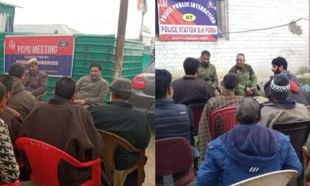 Police held Police Partnership Group (PCPG) meetings in Kulgam