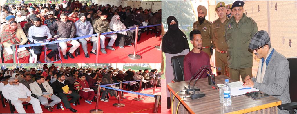 Third in a series DGP, J&K holds Public Grievances redressal Programme at PHQ, Jammu
