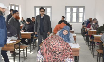 JKSSRB Panchayat Secretary Exams: DC Bandipora inspects examination centres.