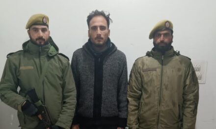 Police books notorious drug smuggler under PIT NDPS Act in Baramulla