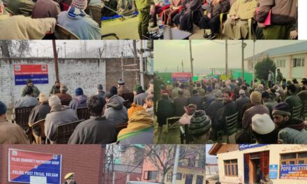 Police facilitates PCPG meetings in Kulgam