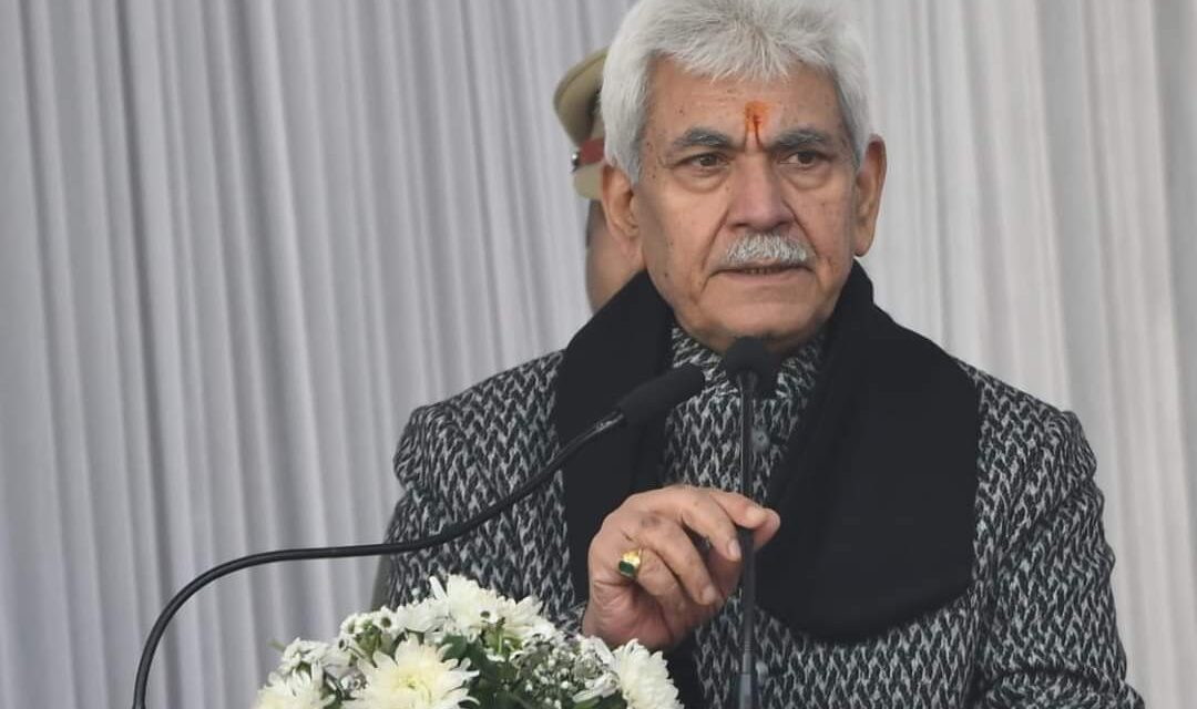 Monitoring power supply in J&K myself: LG Manoj Sinha