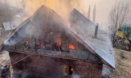 House gutted in fire mishap in Ganderbal village
