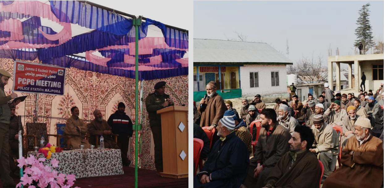 Police facilitates PCPG meeting in Pulwama