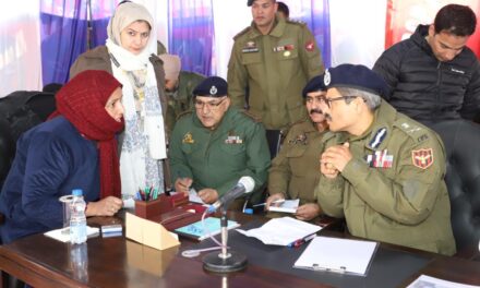 DGP J&K holds Public Grievance Redressal Camp in Awantipora Police district