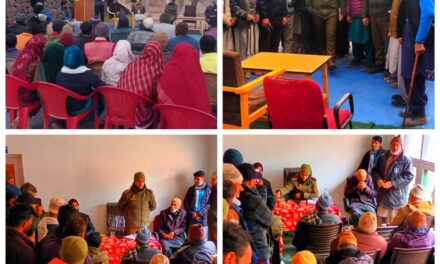 Police facilitates Police Community Partnership Group (PCPG) meetings in Baramulla