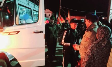 Police organises reception for 1st batch of Bharat Darshan Tour-2024 at DPL Ganderbal