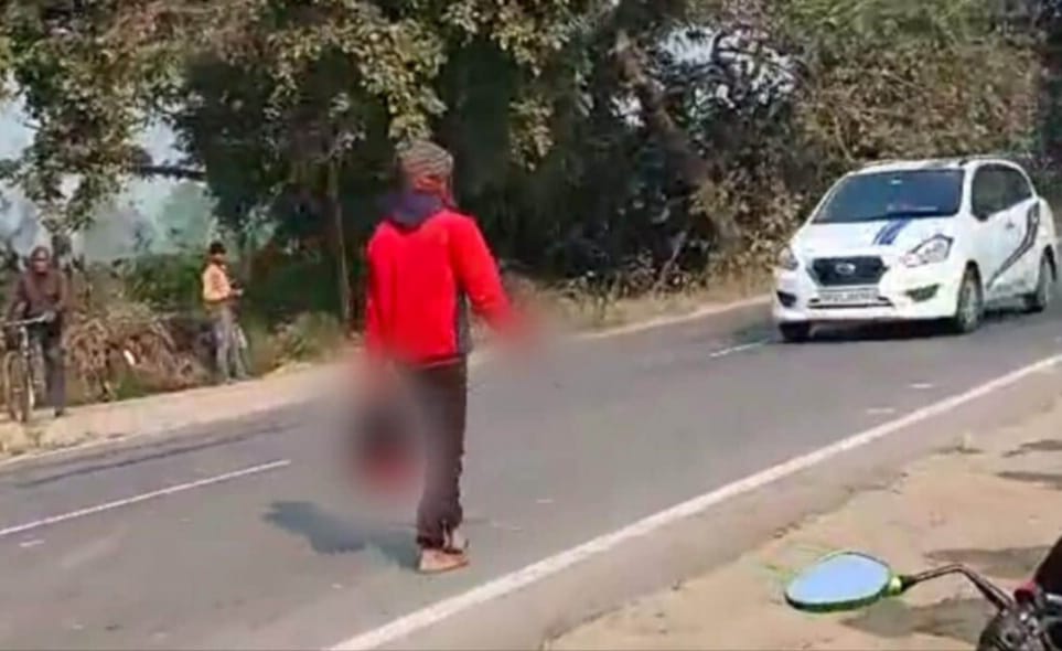 On Camera, Man With Wife’s Severed Head Arrested: Cops