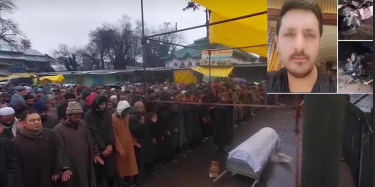 Kashmiri car dealer who died in Punjab road accident laid to rest