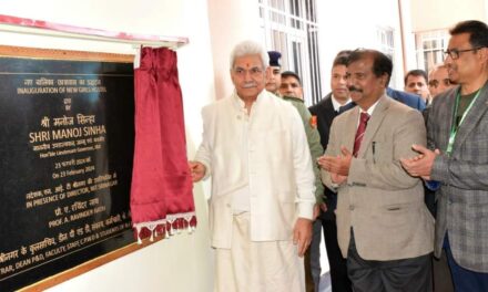 Lt Governor inaugurates new Girls Hostel at NIT Srinagar