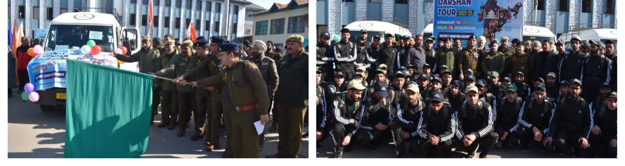 DIG SKR flagged off group of students for Bharat Darshan Tour