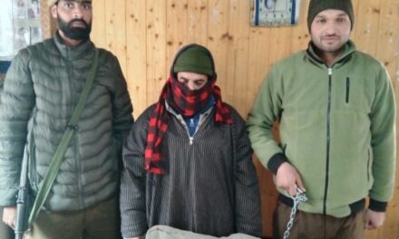 Police arrests notorious drug peddler in Ganderbal; Contraband substances recovered