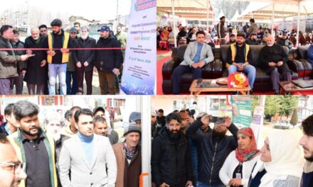 DC Ganderbal inaugrates CBC’s five day exhibition in Ganderbal.