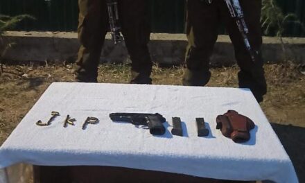 Hideout busted in Sopore,arms ammunition recovered