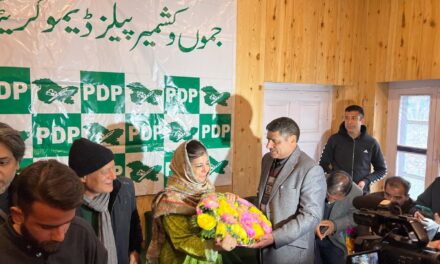 Socio Political Activist Rafiq Pandit Joins PDP In Presence Of Mehbooba Mufti