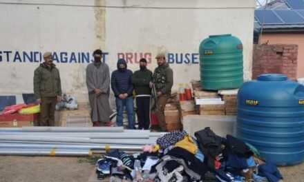 Police solves burglary case within 12 hours in Baramulla; Stolen property recovered