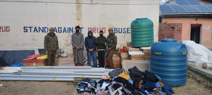 Police solves burglary case within 12 hours in Baramulla; Stolen property recovered