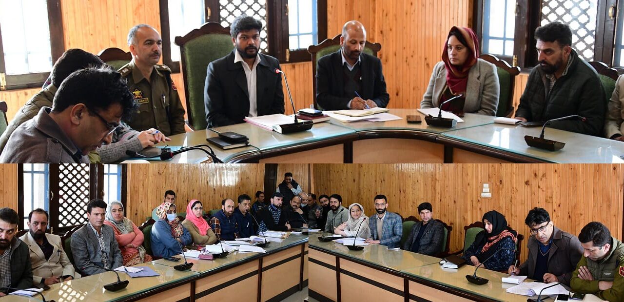 DC Ganderbal chairs NCORD meeting;Discusses efforts in combating drug abuse in district