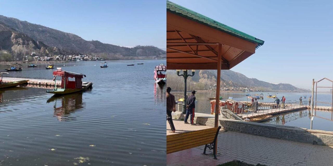 Manasbal Lake Echoes with Voter Awareness Slogans Under SVEEP Program