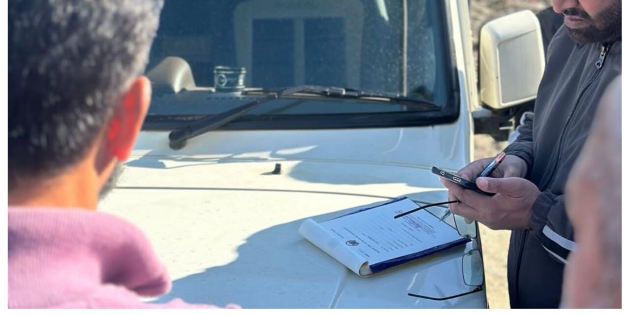 03 vehicles seized, ₹42,500 fine imposed on the violators in Pulwama