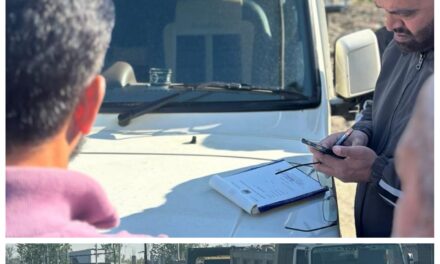 03 vehicles seized, ₹42,500 fine imposed on the violators in Pulwama