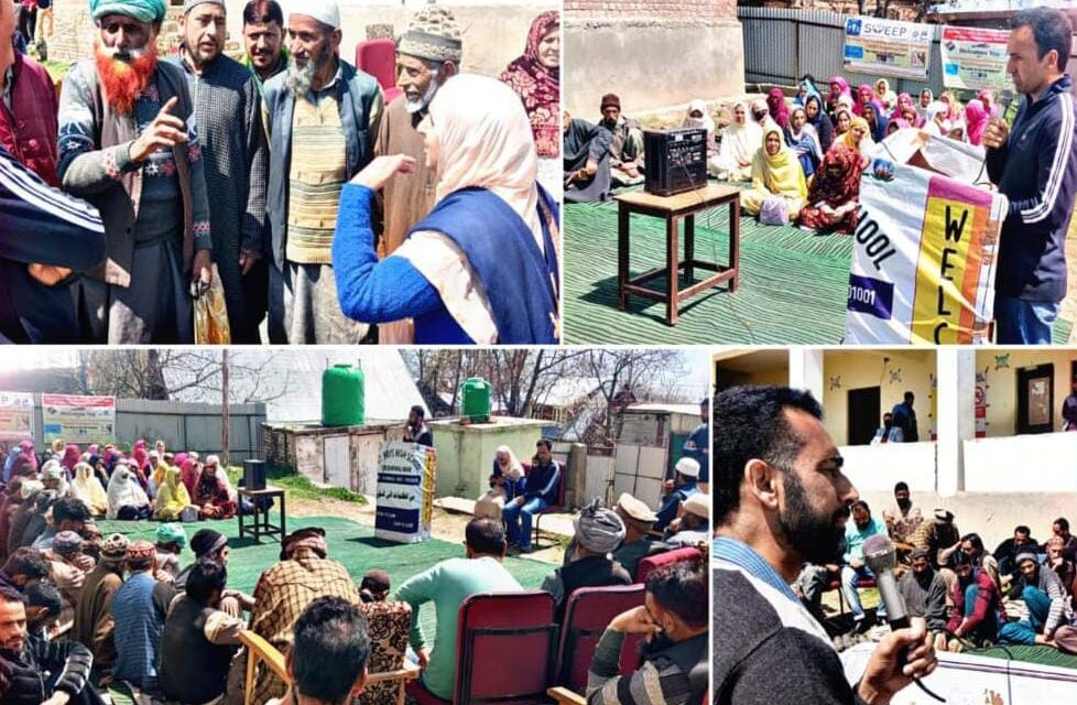 Lok Sabha Elections 2024;Awareness program under SVEEP for Tribal Voters held at Chountwaliwar Ganderbal