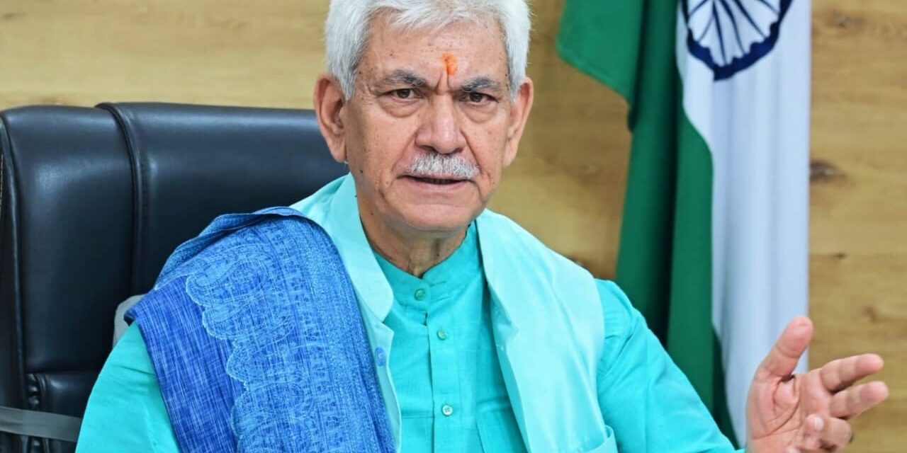 Manoj Sinha may resign as J&K LG to contest polls from Ghazipur: Sources