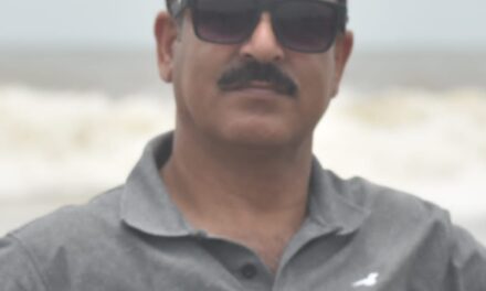 Food and Supplies Association Jammu Kashmir District President Ganderbal and TSO Lar Manzoor Ahmad greets people on Eid ul Fitr